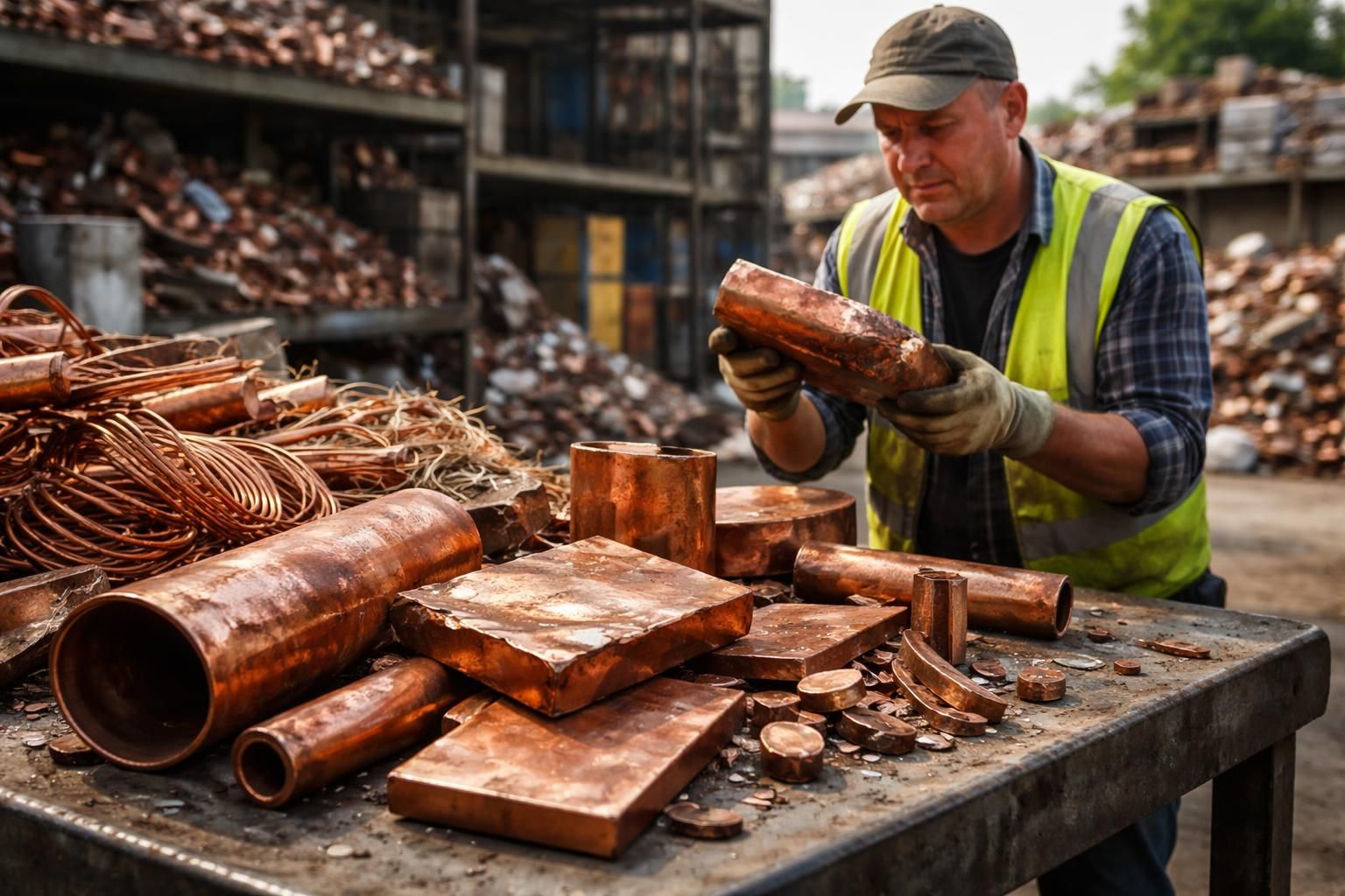 Les erreurs à éviter concernant les prix du cuivre chez un ferrailleur