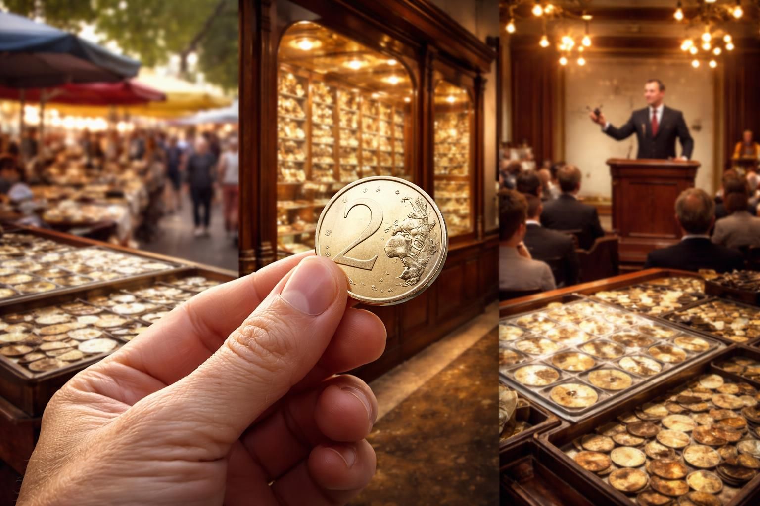 Meilleurs lieux pour vendre des pièces rares de 2 euros