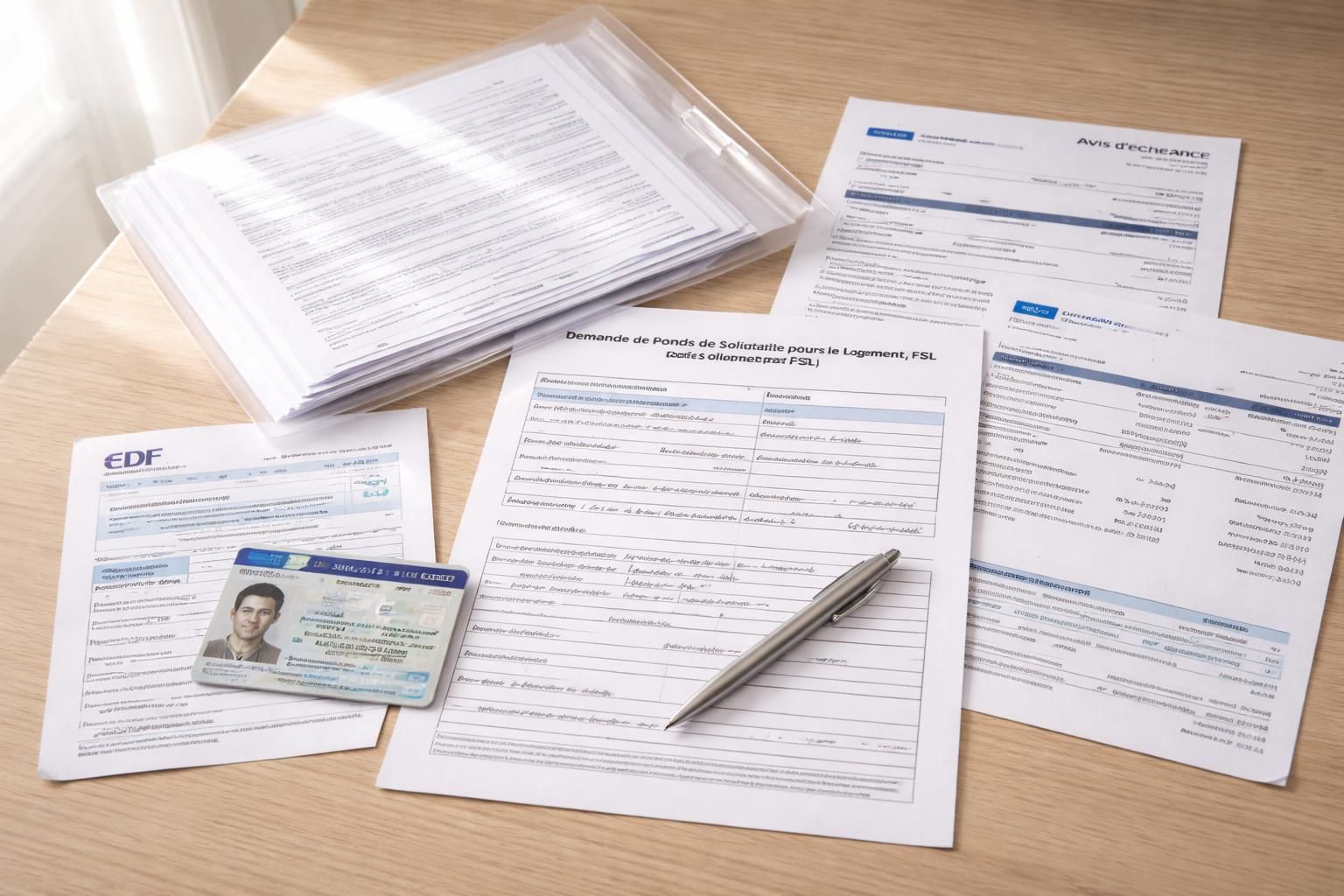 Les documents nécessaires pour une demande de fsl urgence en ligne